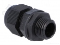 Cable gland 5-10mm M16 IP68 water/dustproof black
